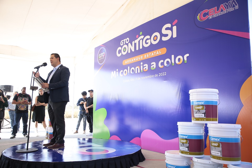Dan color a colonias y comunidades de Guanajuato | Más GTO