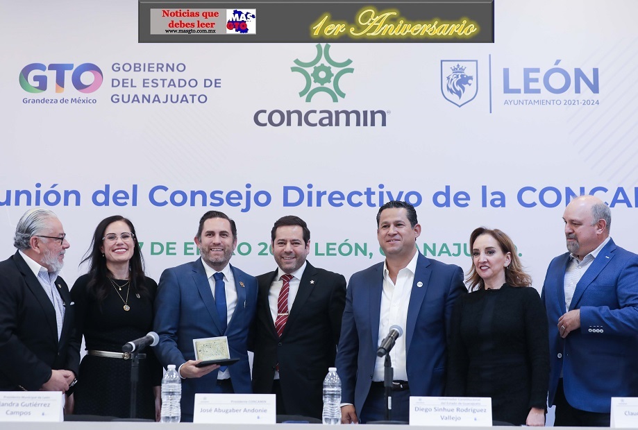 Asume Gobernador reto trabajando con CONCAMIN