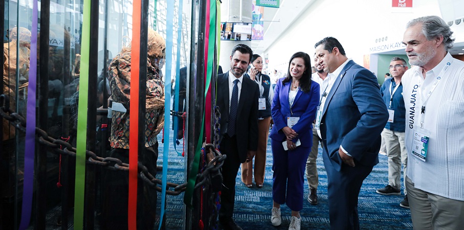 Presentan Grandeza de México en Tianguis Turístico