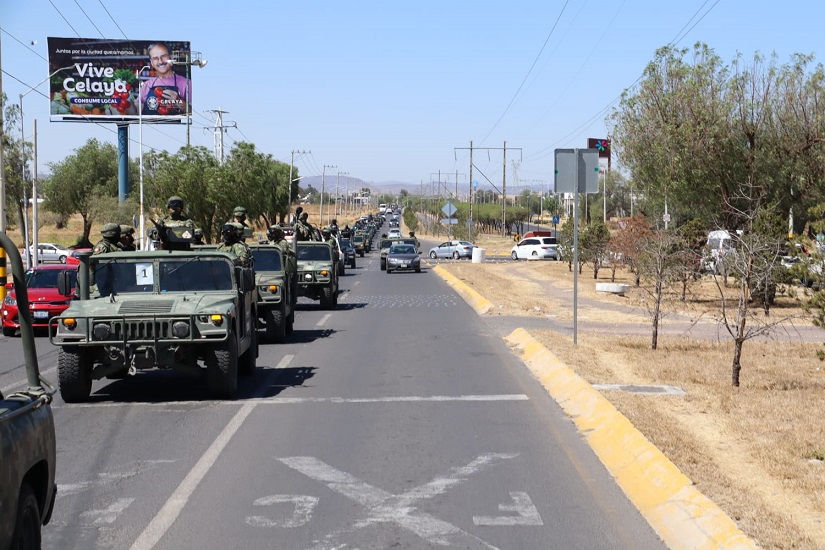 Aumenta Ejército elementos en Guanajuato