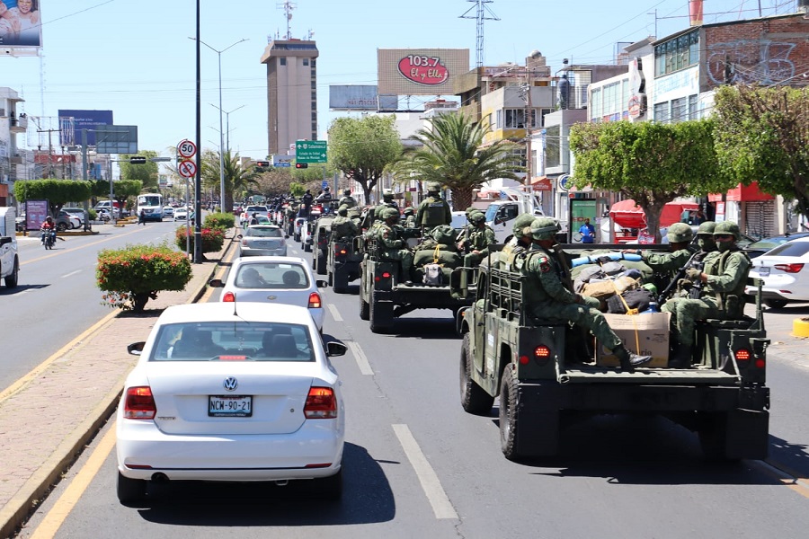 Aumenta Ejército elementos en Guanajuato