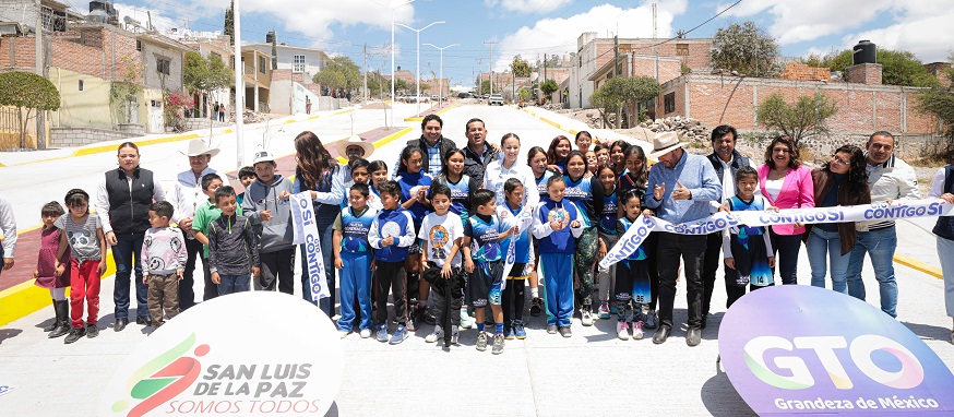 Entrega Gobernador más obra en San Luis de La Paz