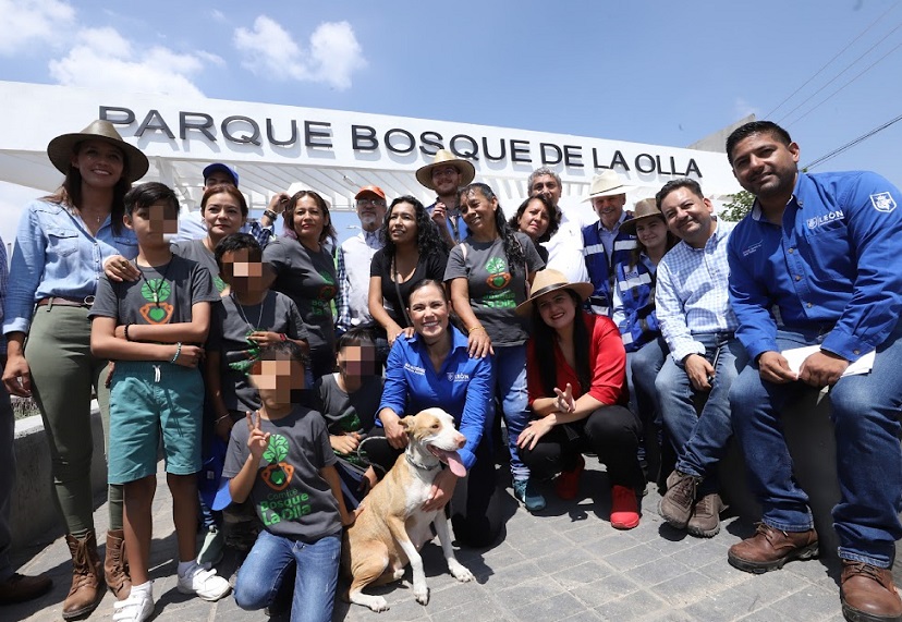 Visita Ale obras del Parque Bosque de La Olla