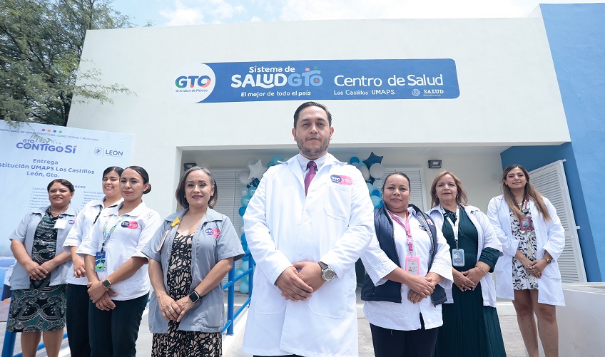 Entrega Gobernador Unidad Médica en León