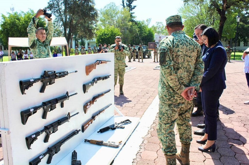 Destruyen Autoridades armas en Sarabia