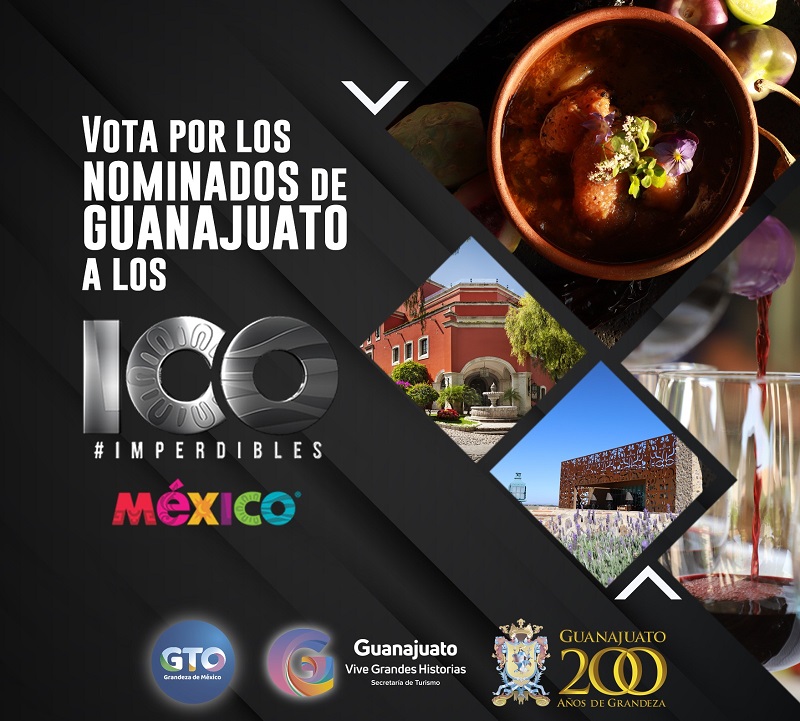 Guanajuato con nominaciones de los ‘100 Imperdibles’