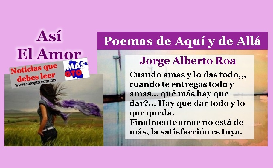 Poemas de Aquí y de Allá: Así el amor