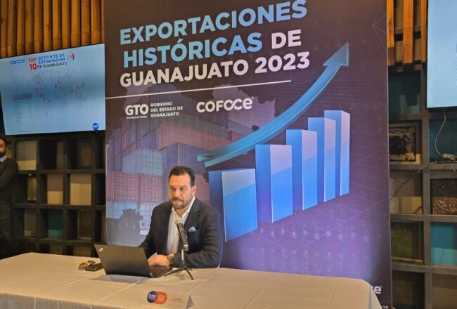 COFOCE reporta récord en exportación desde Guanajuato