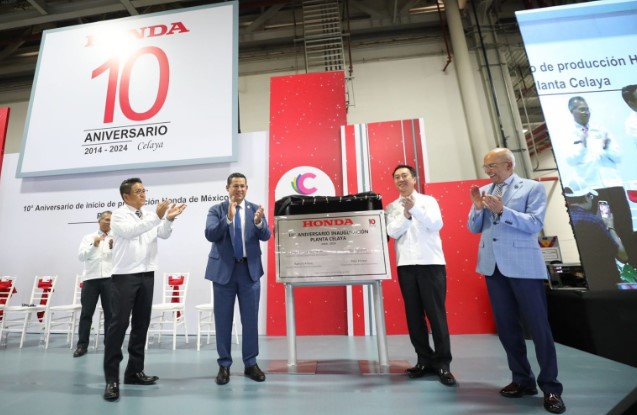 Celebra Honda 10 años en Guanajuato