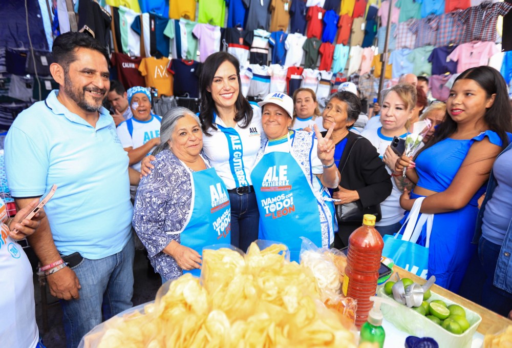 Visita Ale a comerciantes de San Juan Bosco