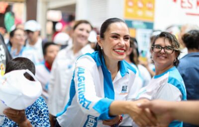 Ale anuncia compromiso con comerciantes de León Ale anuncia compromiso con comerciantes de León