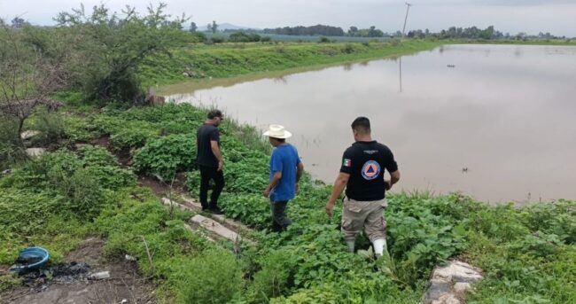 Controlan colapso de presa en Pénjamo