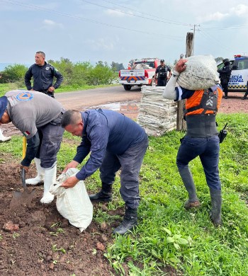 vControlan colapso de presa en Pénjamo