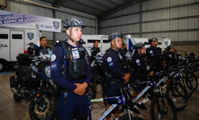 Policía de León está mejor equipada