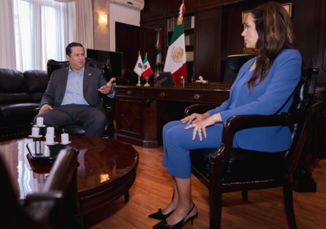 Gobernador de Guanajuato se reúne con Gobernadora Electa
