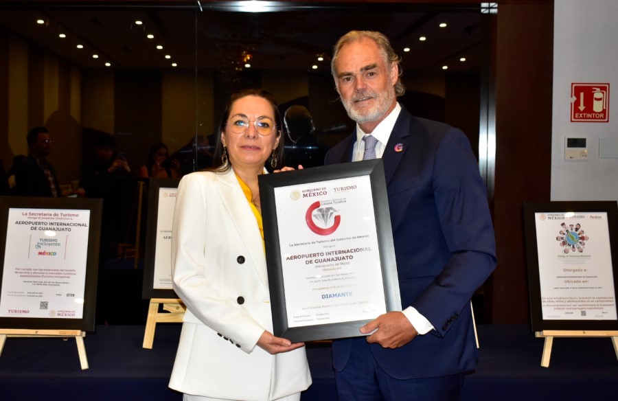 Certifica SECTUR Gto al Aeropuerto de Guanajuato