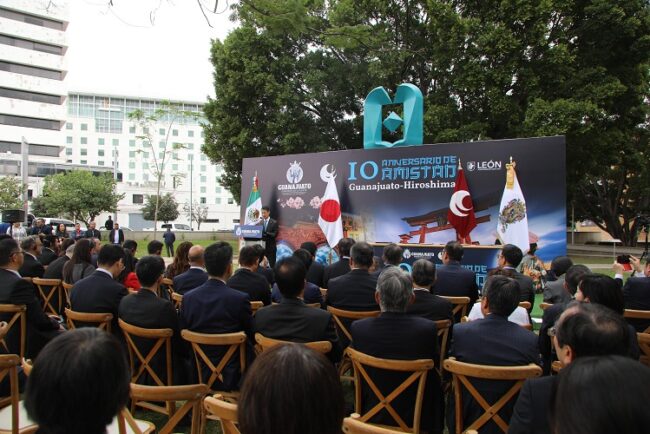 Hiroshima y Guanajuato celebran 10 años de amistad