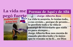 La vida me pegó fuerte La vida me pegó fuerte