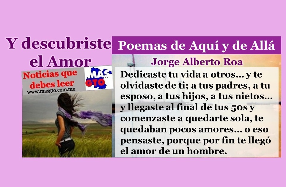 Y descubriste el amor