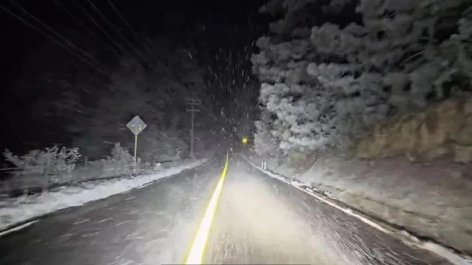 Cae nieve en zonas altas de Guanajuato