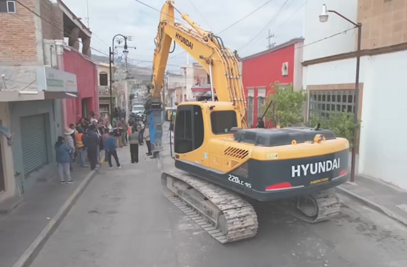 Casi lista calle 5 de Mayo en Purísima