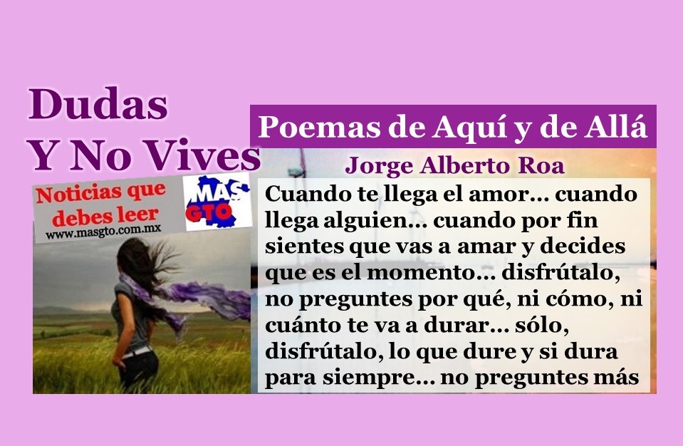 Dudas y no vives