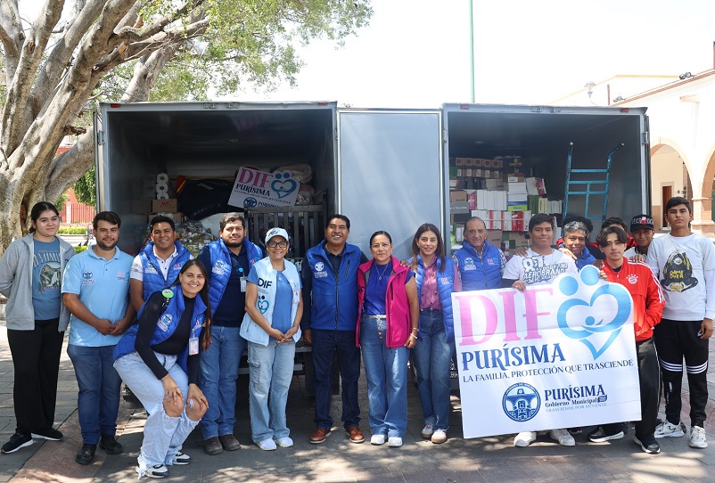 Envía Purísima ayuda a Ibarra en Ocampo