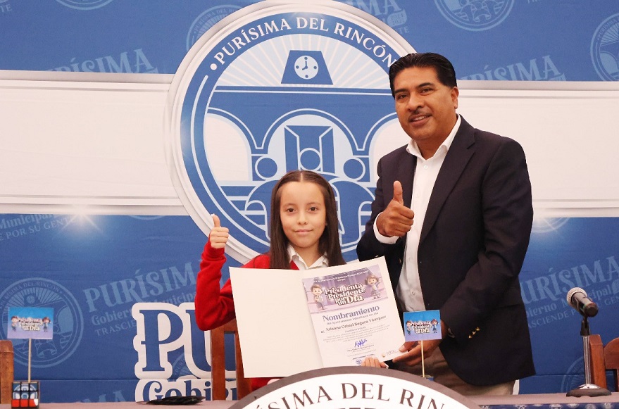 Niñas y niños ‘Gobiernan’ a Purísima