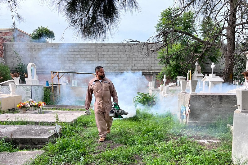 Ataca SSG dengue con fumigaciones