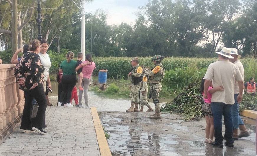 Reducen alerta por lluvias en Jalpa de Cánovas