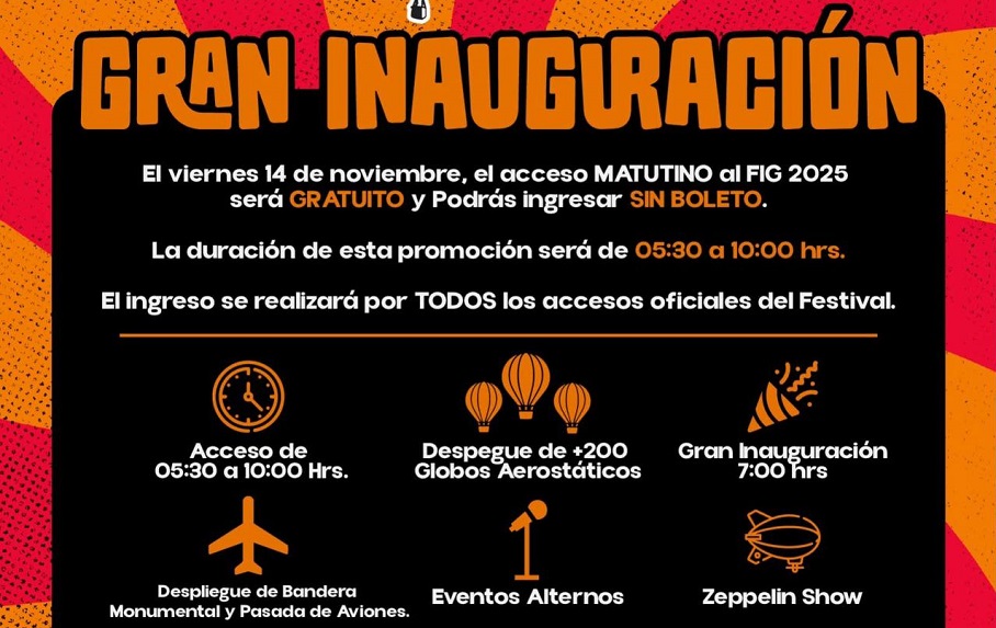 Acceso gratis al Festival del Globo