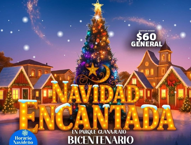 Llega una Navidad Encantada al Parque Guanajuato