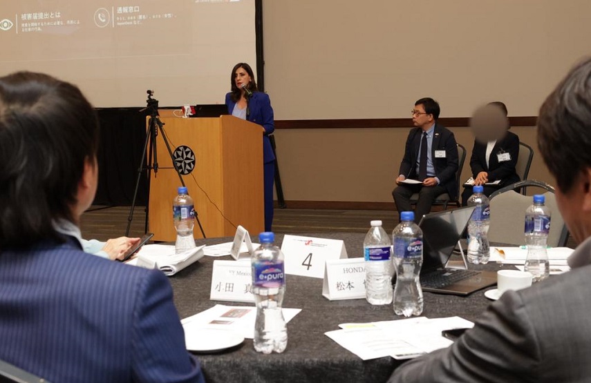 Orientan a la Comunidad japonesa en seguridad