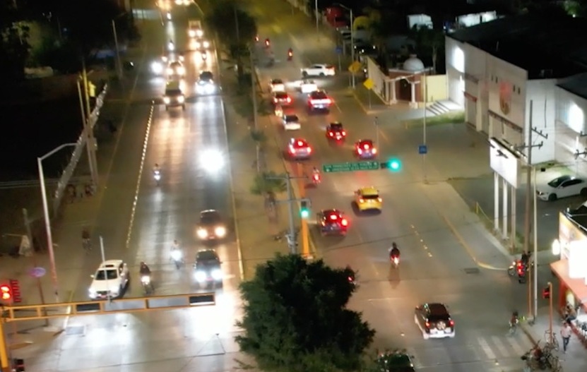 Iluminan Purísima por seguridad y prevención