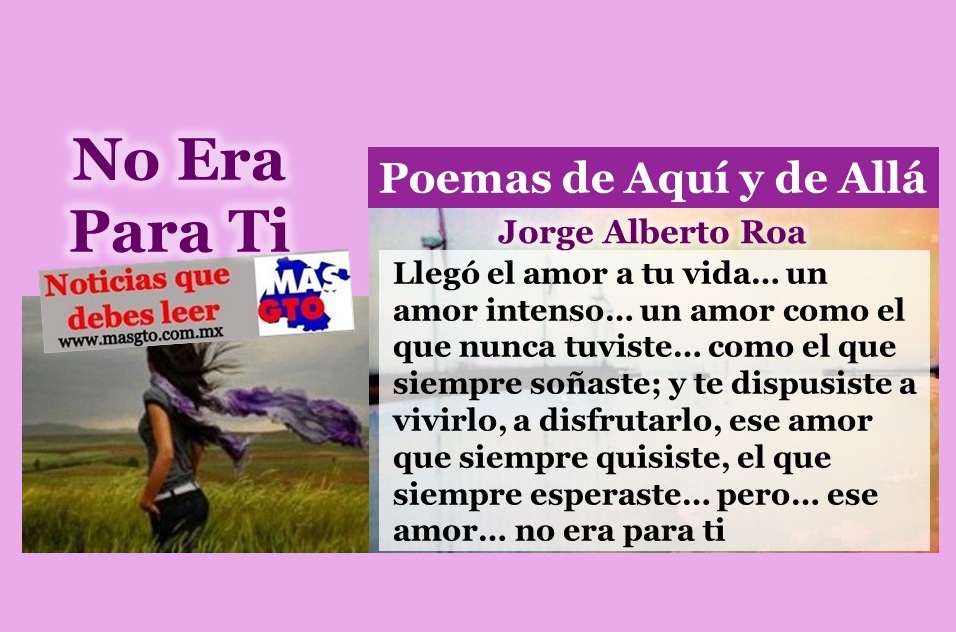 No era para ti
