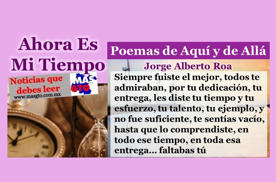 Ahora es mi tiempo
