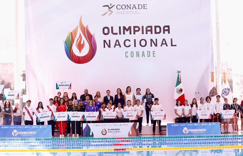 Inaugura Libia Olimpiada de Natación CONADE