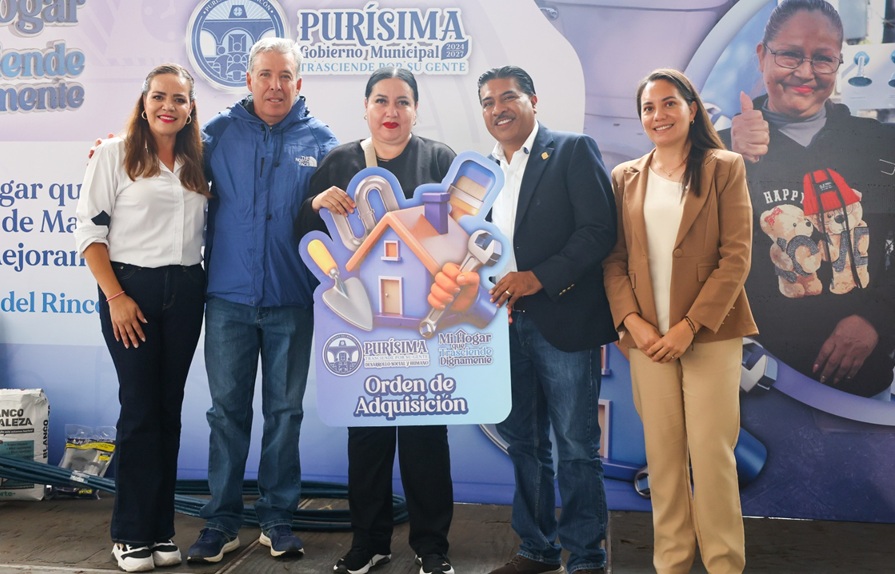 Mejora Purísima la vida de las familias Mejora Purísima la vida de las familias